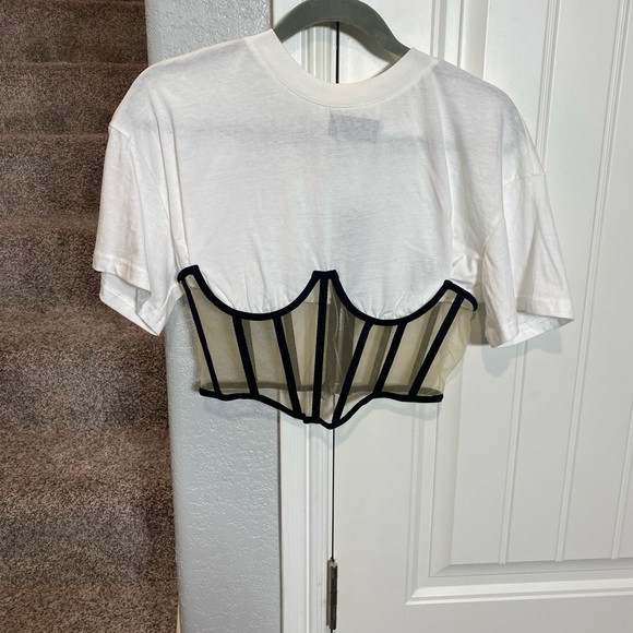 RTA Angelo Corset White Top Small - Picture 6 of 9